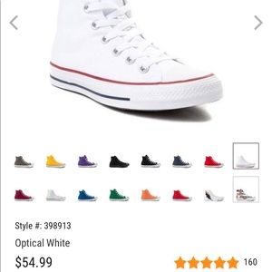 White high top Converse